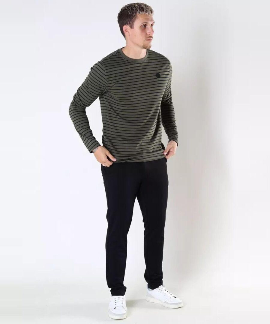 Timmi Stripe  LS Army Blk - Imagen 3