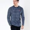 Timmi LS Stripe Navy Whit