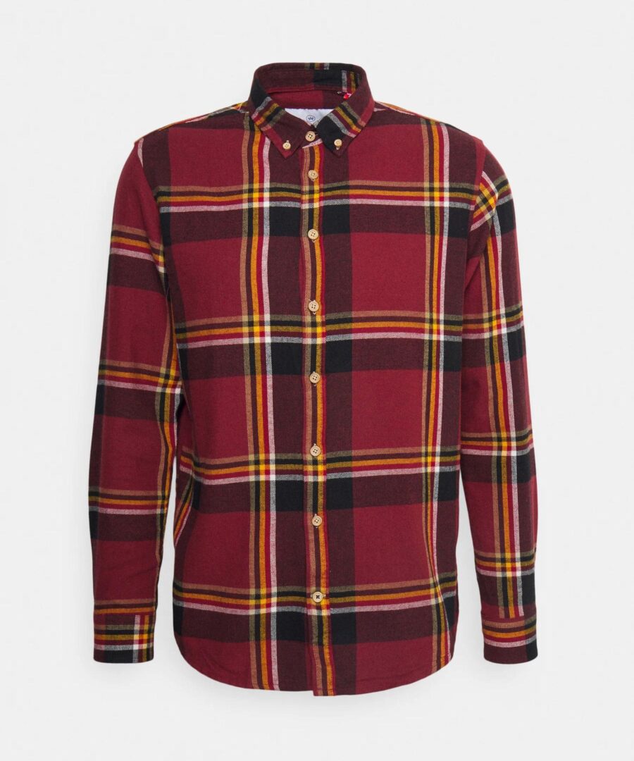 Johan Flannel Check Bordeaux - Imagen 4
