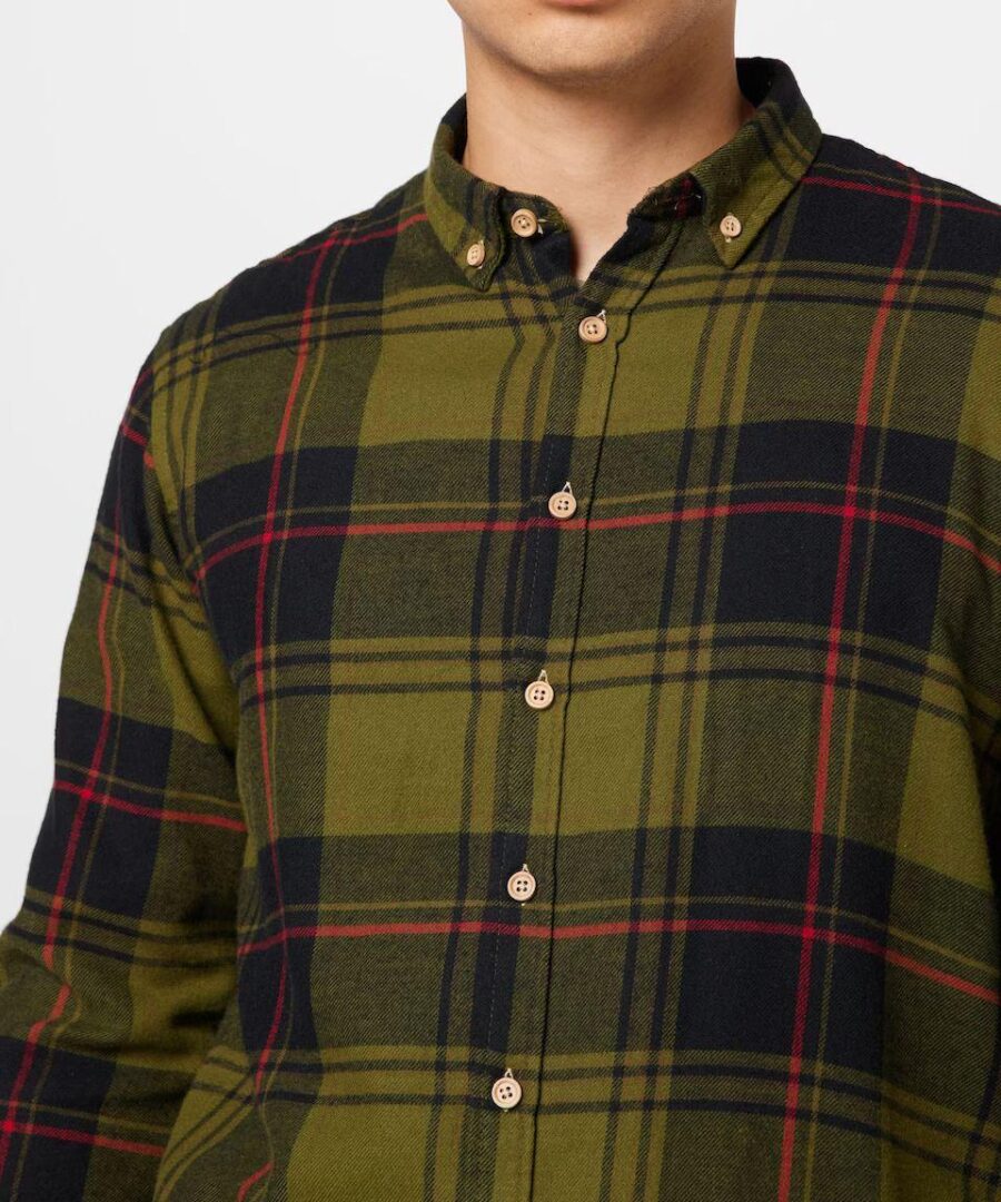 Johan Flannel Check Army - Imagen 2