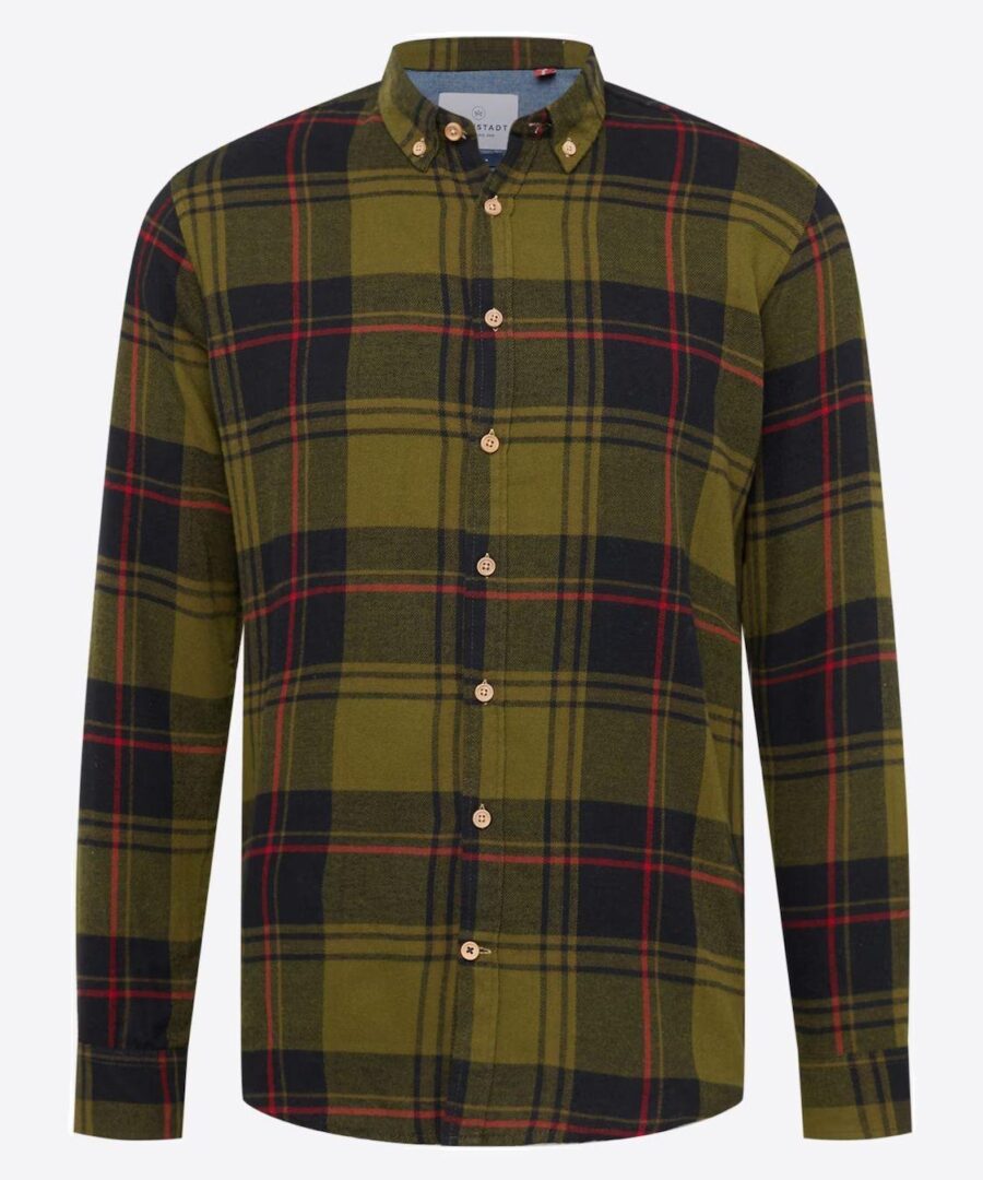 Johan Flannel Check Army - Imagen 5
