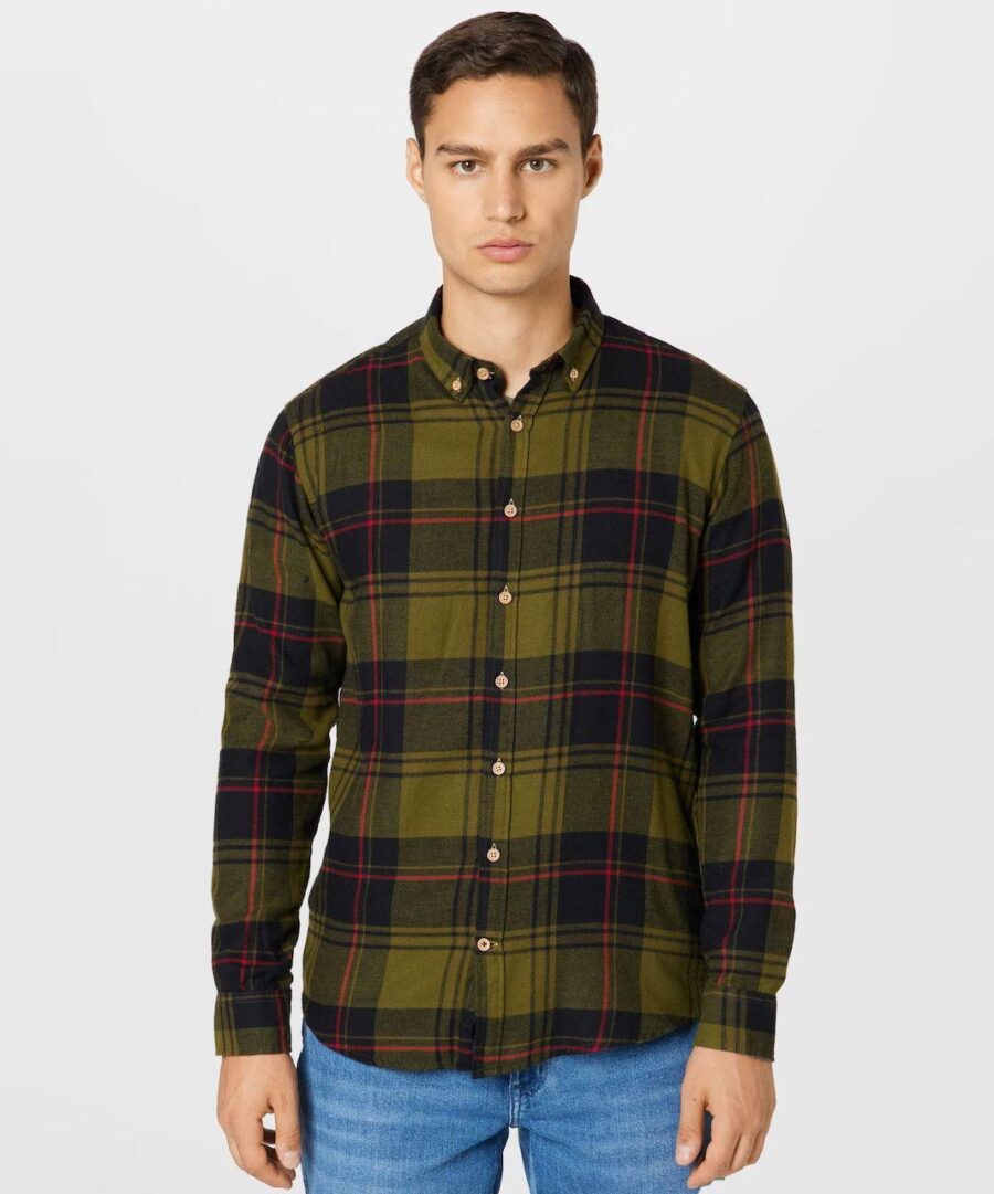 Johan Flannel Check Army