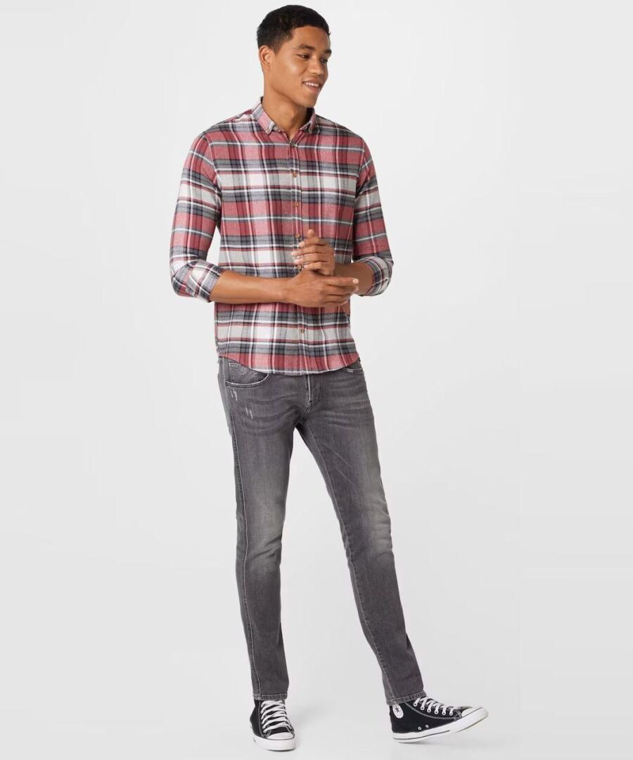 Johan Flannel Check Red - Imagen 3