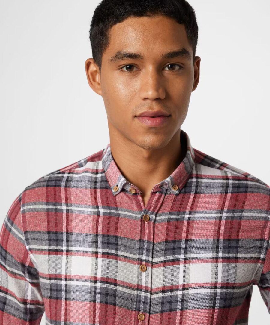 Johan Flannel Check Red - Imagen 2
