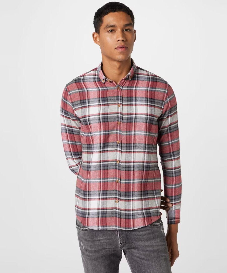 Johan Flannel Check Red