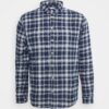 Johan Flannel Check Navy White - Imagen 3