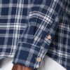 Johan Flannel Check Navy White - Imagen 2