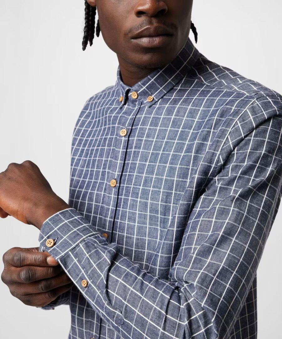 Johan Melange Navy White - Imagen 2