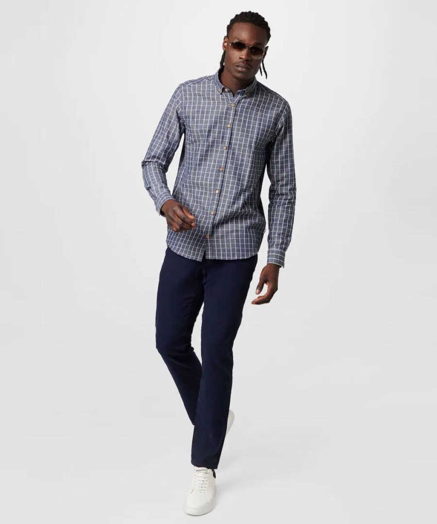 Johan Melange Navy White - Imagen 4