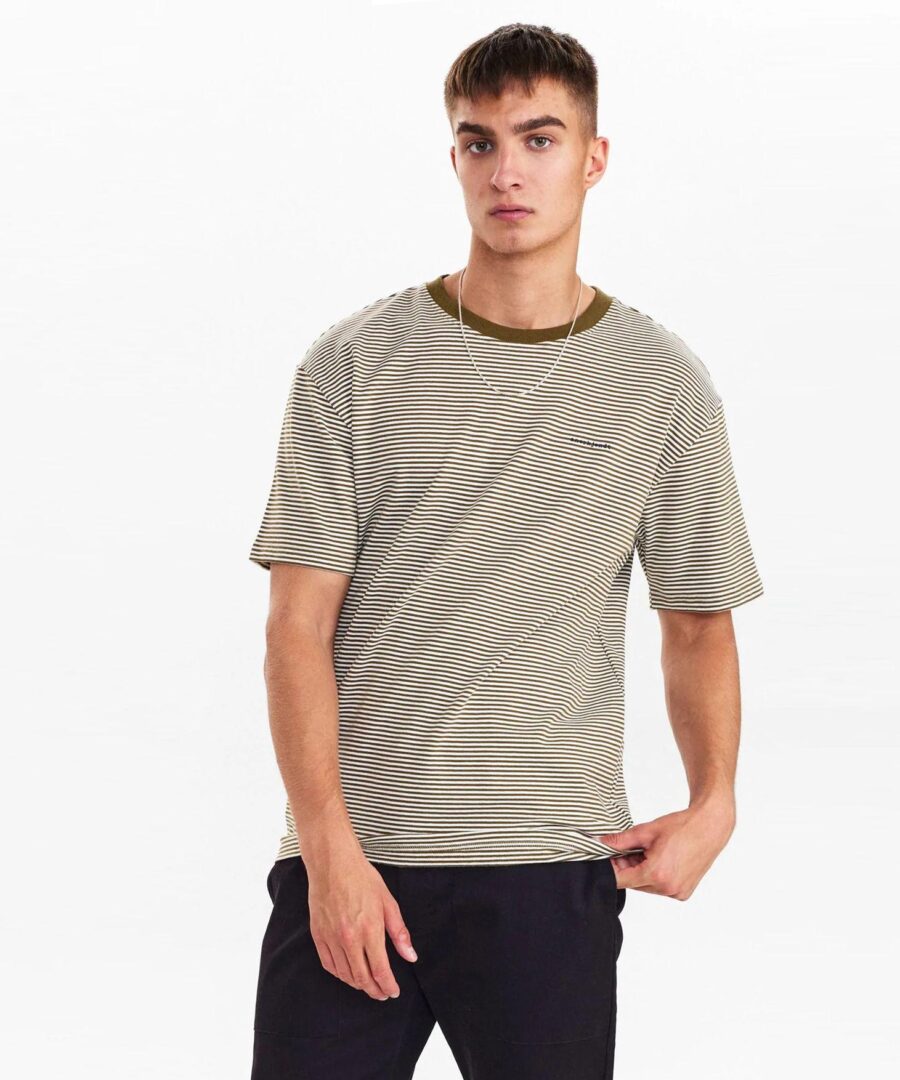 Akkikki Stripe Dark Olive