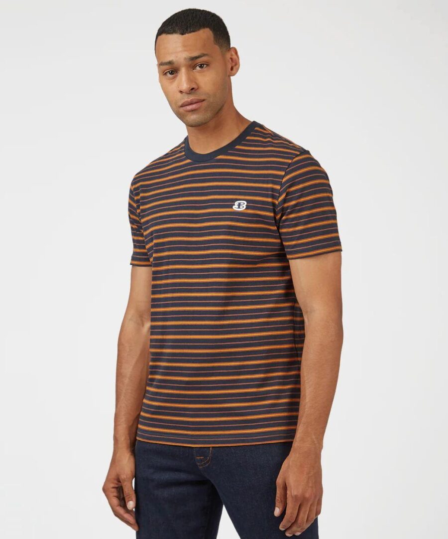 Striped Tee Midnight