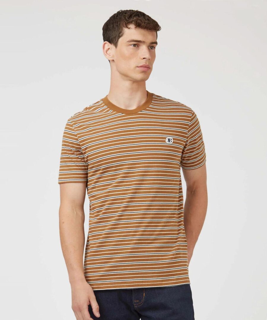 Striped Tee Ginger