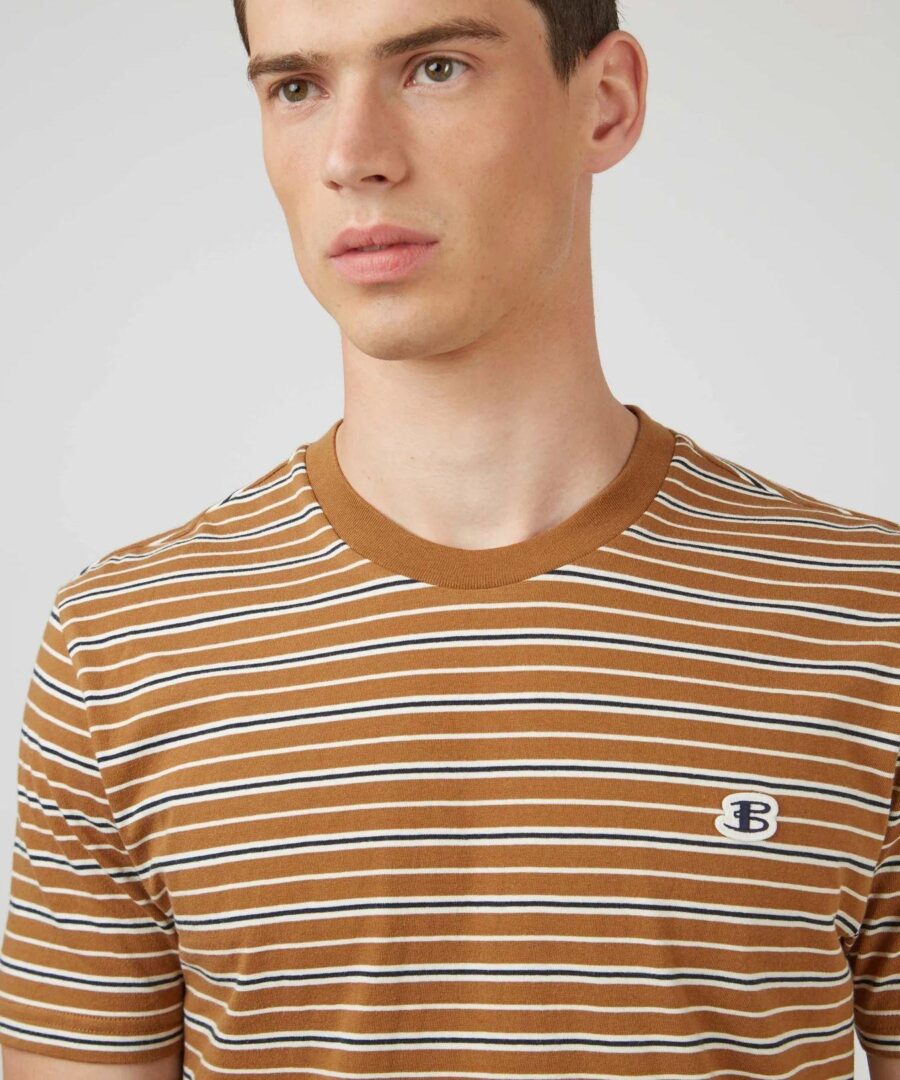 Striped Tee Ginger - Imagen 3