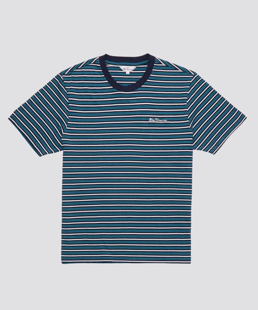 Stripe Tee Dark Navy - Imagen 4