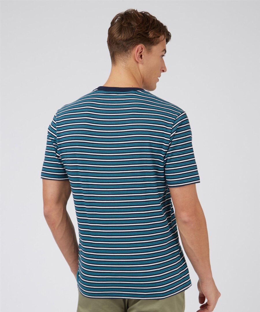 Stripe Tee Dark Navy - Imagen 2