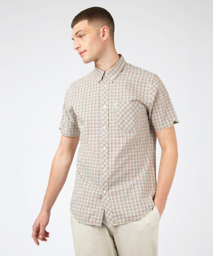 Mini Gingham Gold