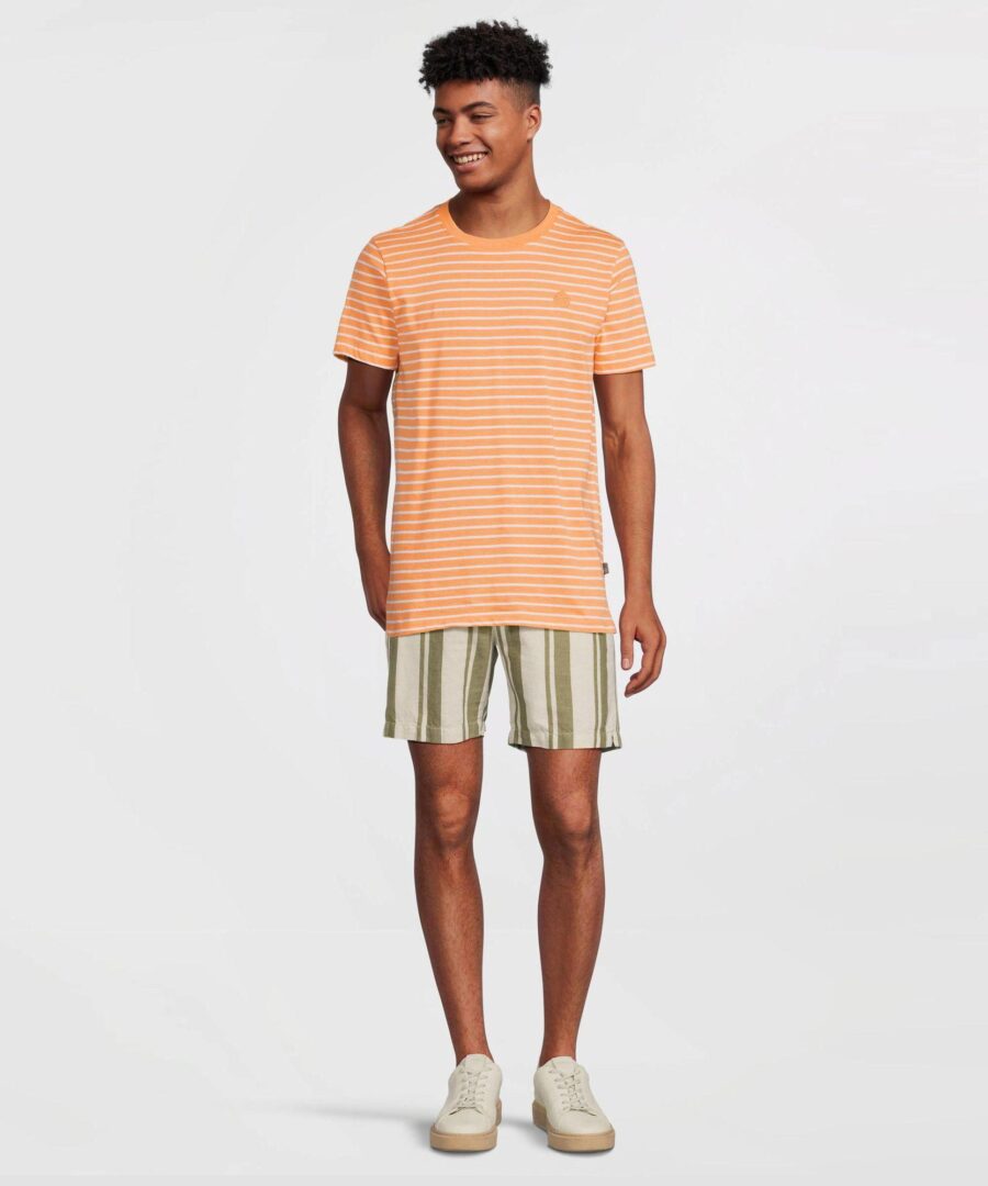 Timmi Stripe Papaya White - Imagen 5