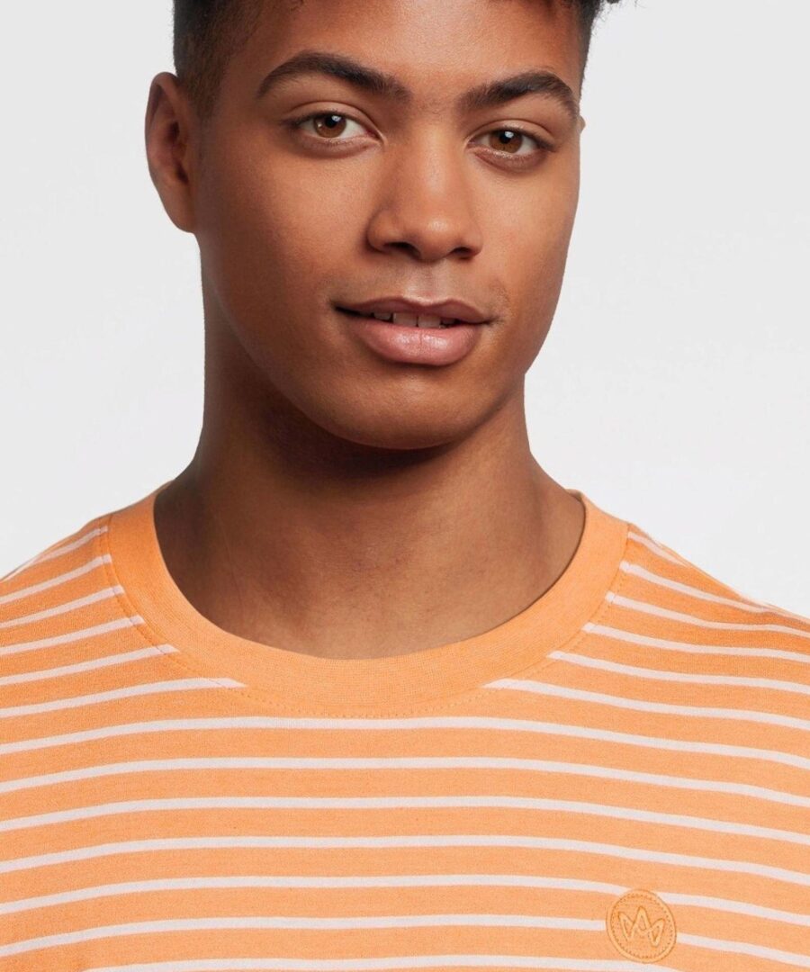 Timmi Stripe Papaya White - Imagen 2