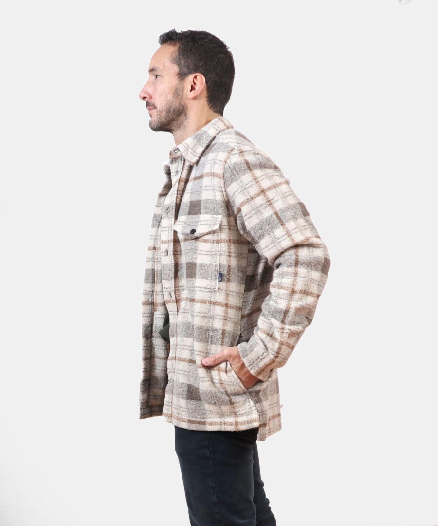 Kurtis Check  Off White - Imagen 4