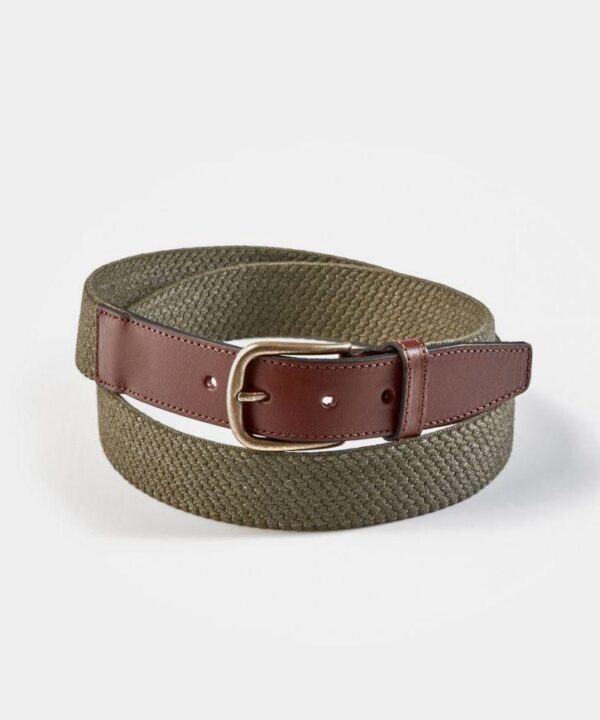 Elastic Leather Green