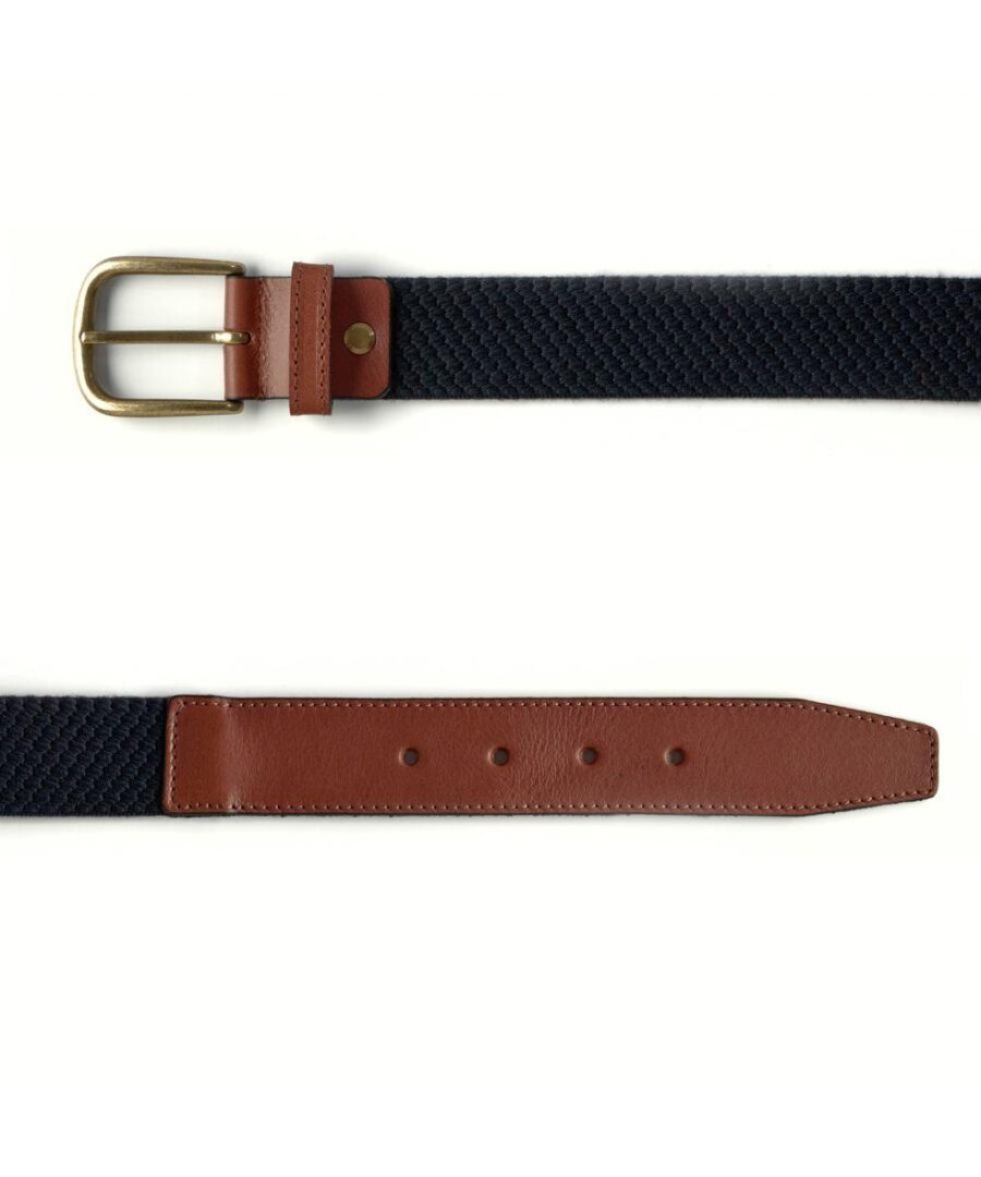 Elastic Leather Navy - Imagen 2
