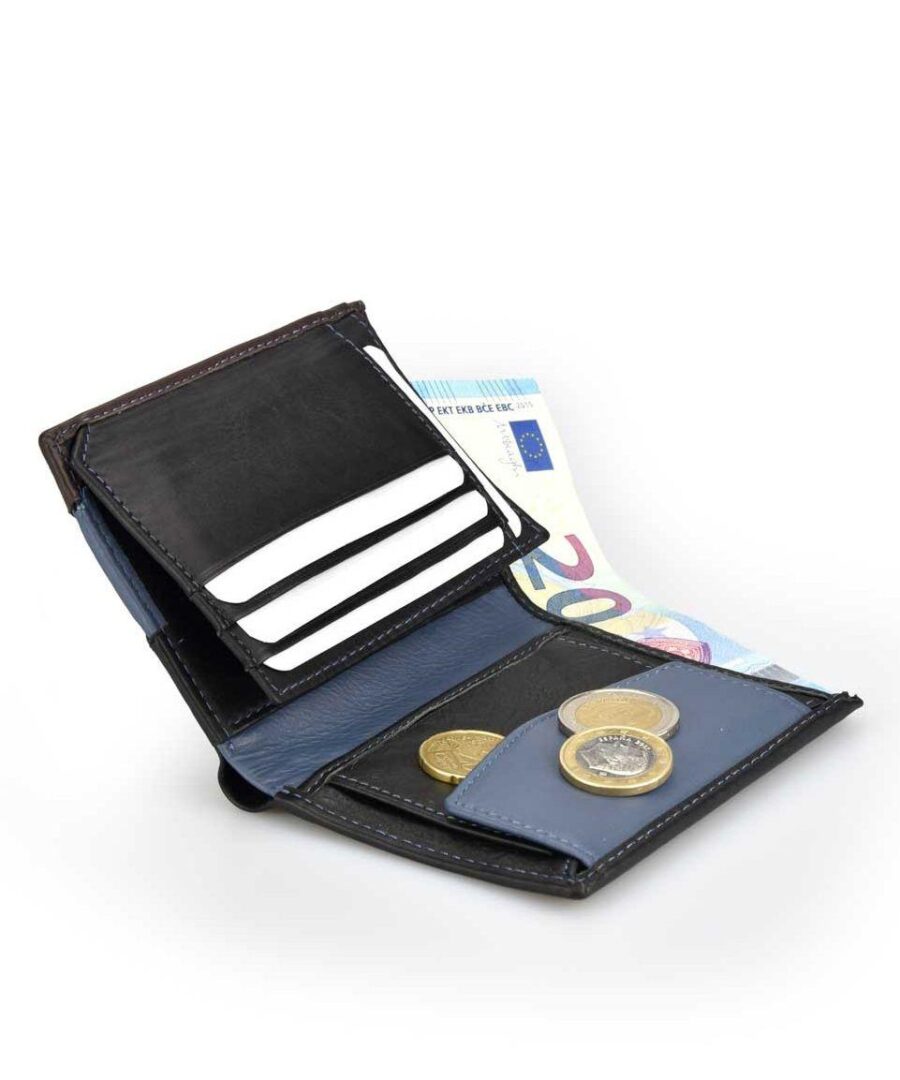 1/3 Geometric Coin Black Blue Vertical - Imagen 4