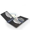 1/3 Geometric Simple  Black Blue Vertical - Imagen 2
