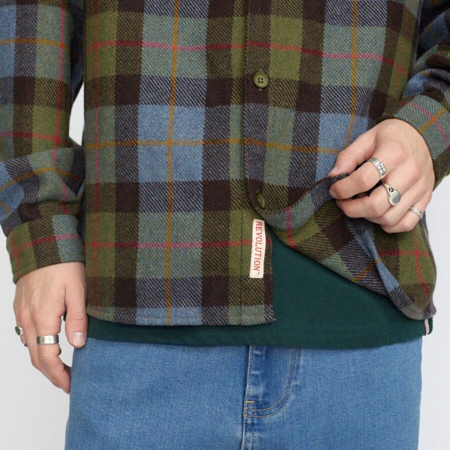 3137 Overshirt Green - Imagen 6