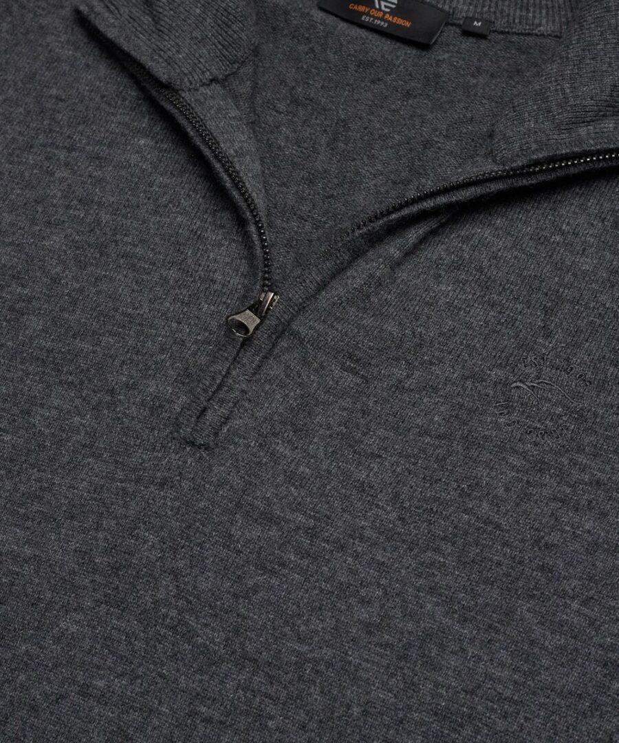 Romulo 1/3 Zip Charcoal - Imagen 2
