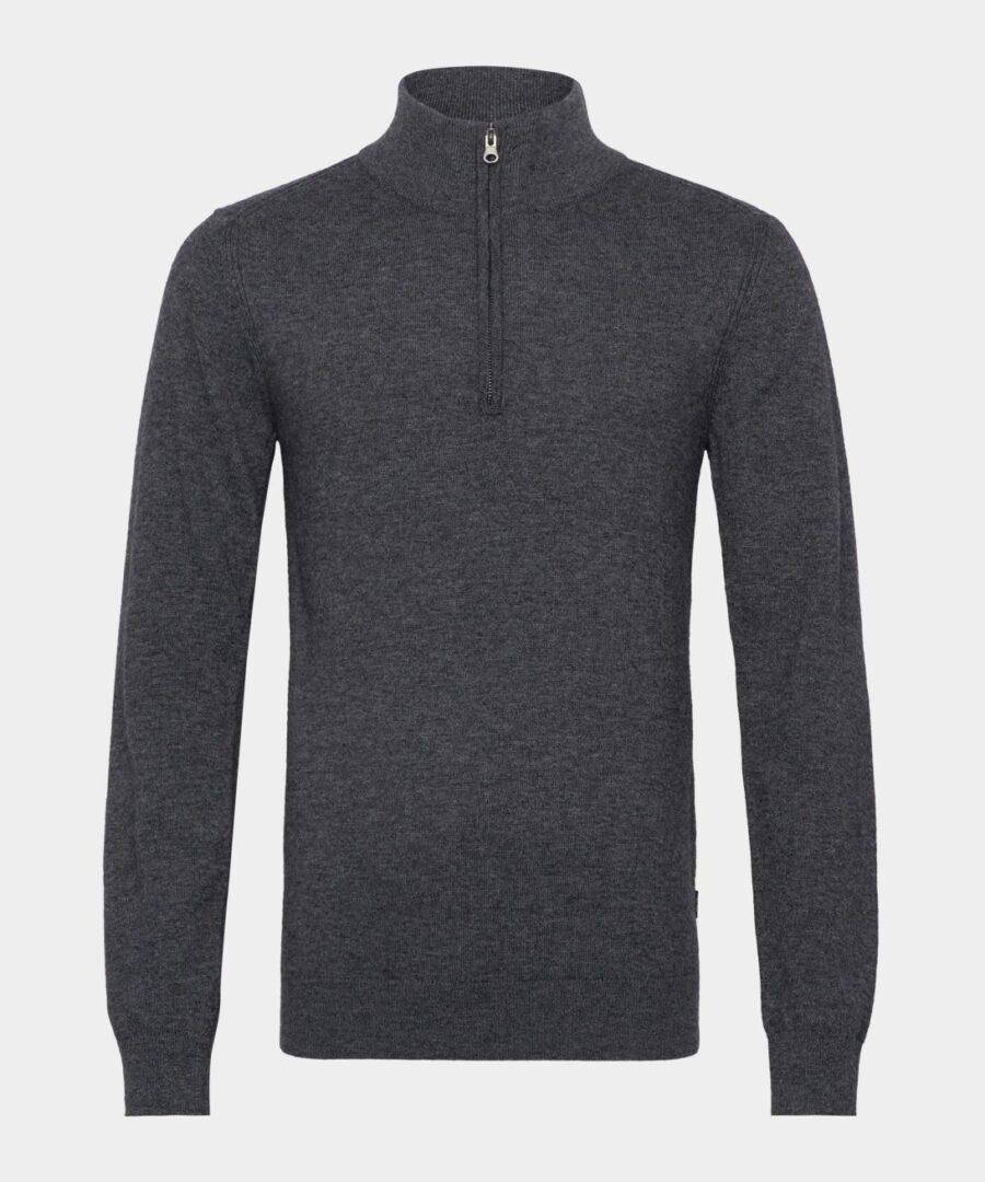 Romulo 1/3 Zip Charcoal