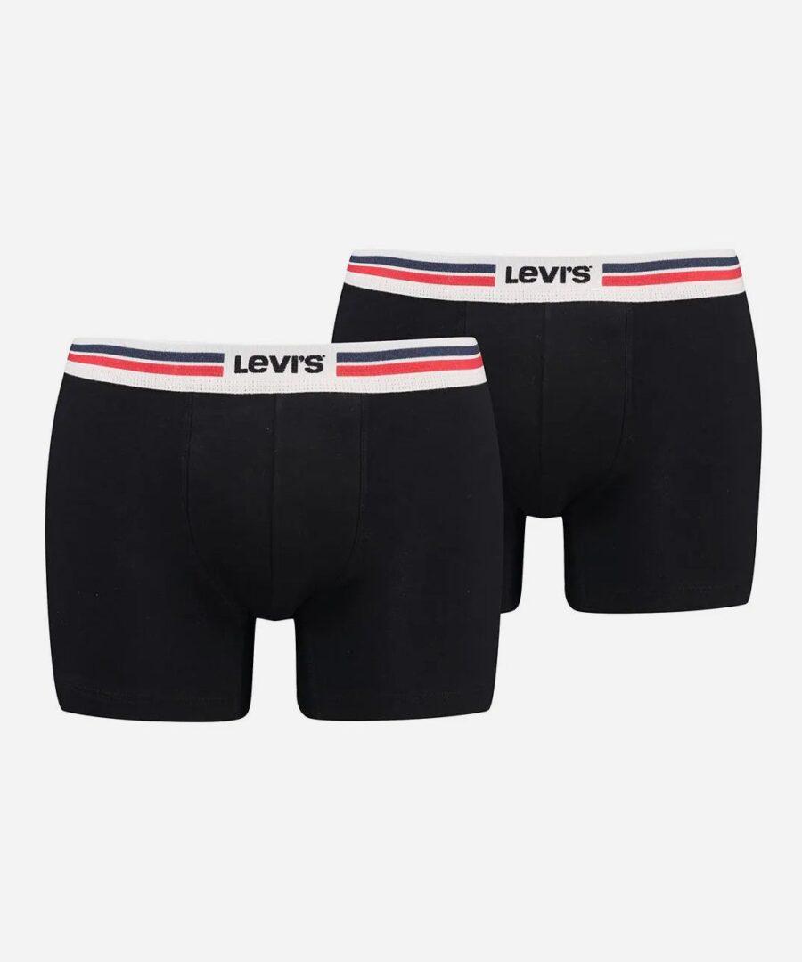 Boxer Placed Sports Black