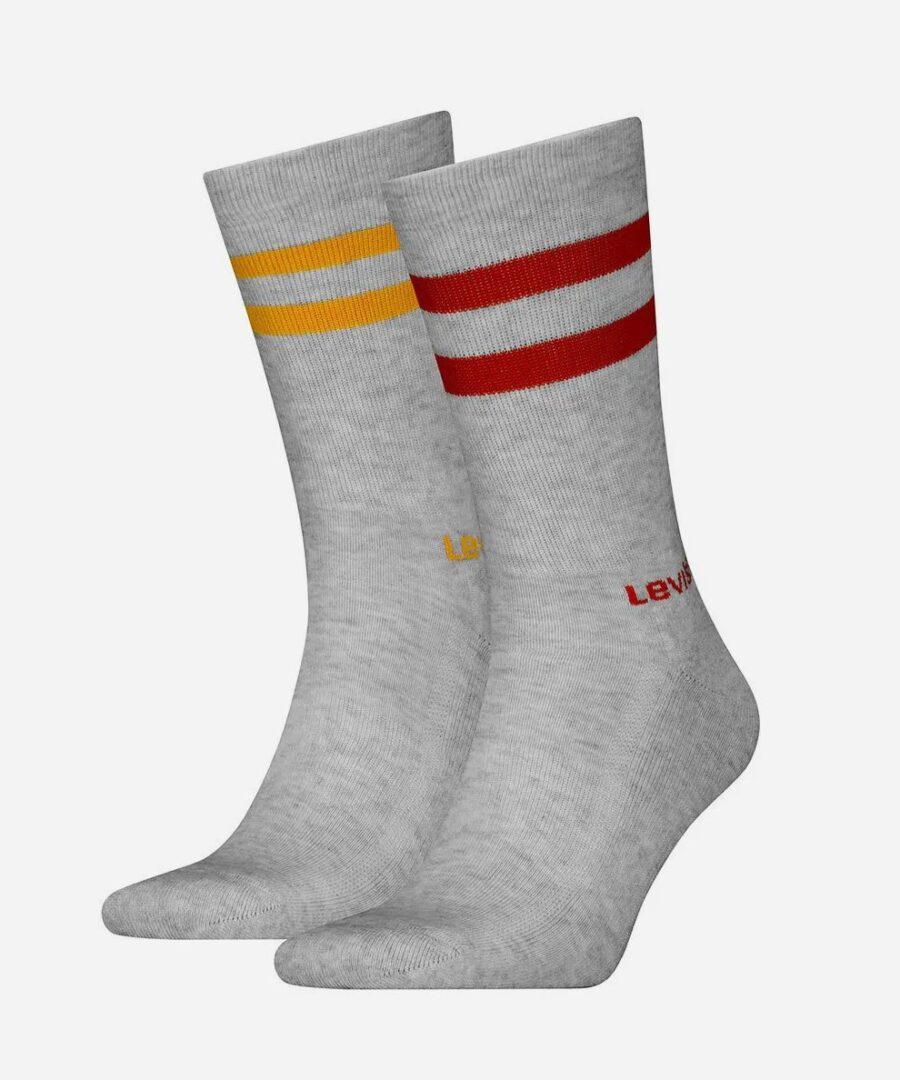 Reg Sport Stripe Grey Orange