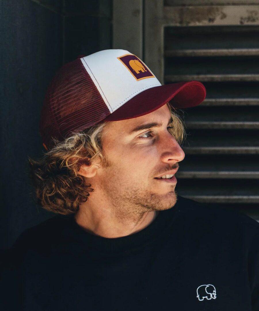 Classic Trucker Burgundy - Imagen 4