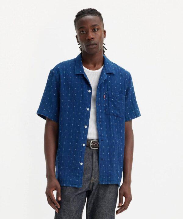 Sunset Camp Grid Indigo