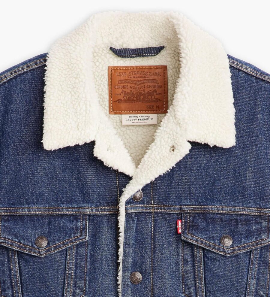 Sleveless Sherpa Denim - Imagen 2