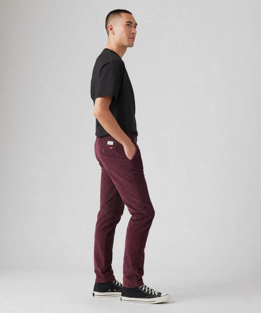 Chino Slim Burgundy Cord - Imagen 4